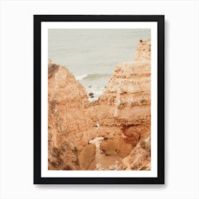 Rock Formations Near Coast Art Print