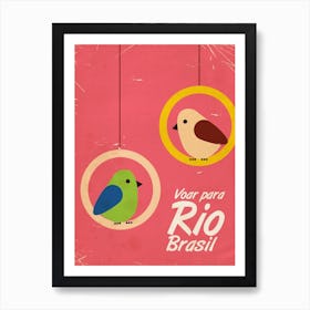 Rio Brazil Art Print