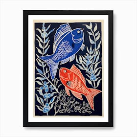 Two Fish Art Print