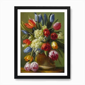 Tulips Painting 2 Flower Art Print