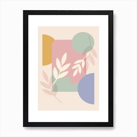 Abstract Pastel Painting Art Print