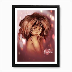 Afro Girl Poster