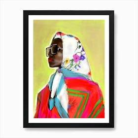 Fashion illustrated Artwork, Bold colors, fashion trends, high fashion, fashion illustration, Tres Chic  Art Print