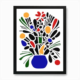 Colorful Flowers Art Print