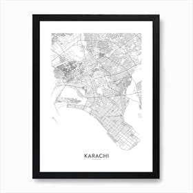 Karachi Art Print