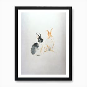 Chinese New Year Of The Rabbit 3 Art Print