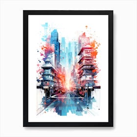 Cityscape 2 Art Print