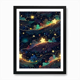 Stars In The Sky 3 Art Print