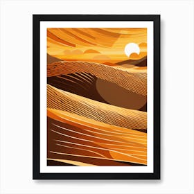 Prisma Of The Desert Sun Art Print