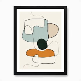 Abstract Line 9 Art Print