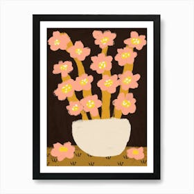 Pastel Flower Impression No 8 Art Print