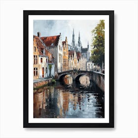 Bruges, Oil Art Print