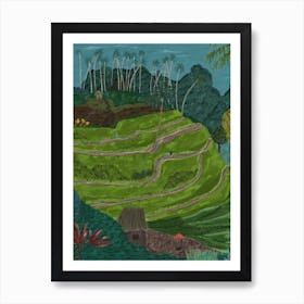 Bali Rice Terraces Art Print