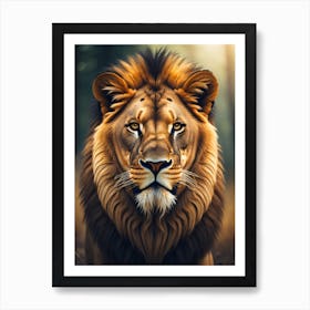 Lion Portrait 1 Art Print