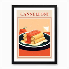 Cannelloni Italian Pasta Poster Art Print