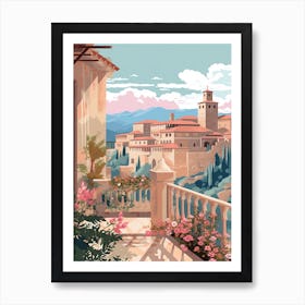 Alhambra Granada Spain Art Print