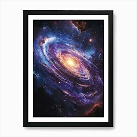 Galaxy In Space 5 Art Print