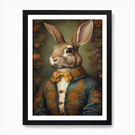 Mr Bunny Art Print