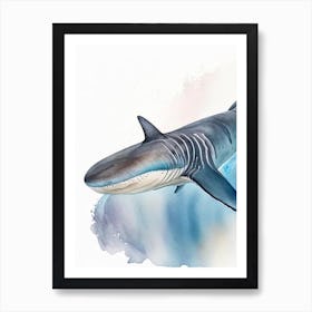 Spinner Shark 2 Watercolour Art Print