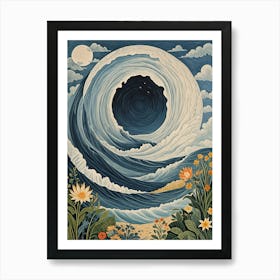 Wave In The Sky Art Print