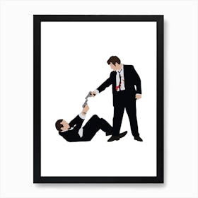 Reservoir Dogs Stand Off Art Print