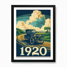 Aihrgdesign A Retro Industrial Poster Promoting Modern Automo 2f0f7a17 1da9 4f3c B13c 54a2b0a15f10 2 Poster