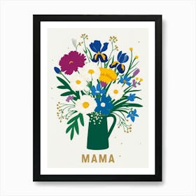 Mama In A Vase Art Print