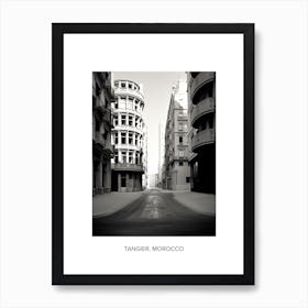 Poster Of Valencia, Spain, Photography In Black And White 2 Art Print