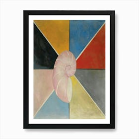 Hilma af Klint - The Swan, No. 19, Group IX-SUW Art Print