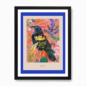 Spring Birds Poster Raven 6 Art Print
