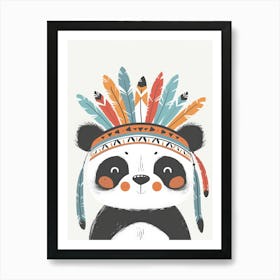 Indian Panda 1 Art Print