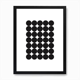 Geometric Circles Art Print