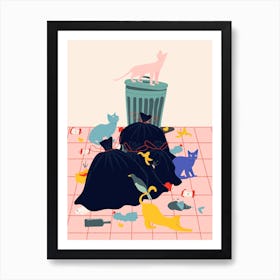 Cats Art Print