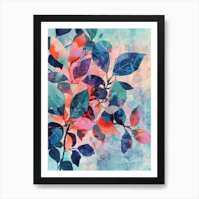 Abstract Of Leaves 1 Art Print