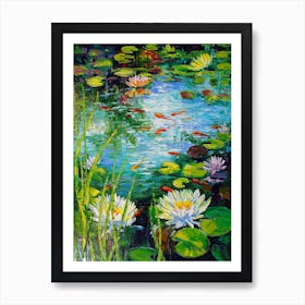 Mesmerizing pond Art Print