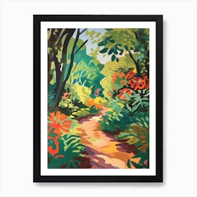 Descanso Gardens Usa Painting 5 Art Print