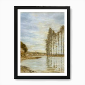 'The Trees By The Water' Art Print