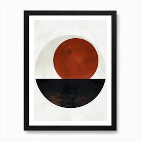 Ulm Abstract Flow - Minimalist Bauhaus Poster