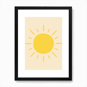 Sun.1 Art Print