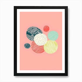 Abstract Circles Art Print