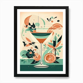 Daiquiri Mid Century Modern 3 Art Print