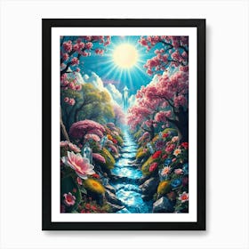 Cherry Blossoms 15 Art Print