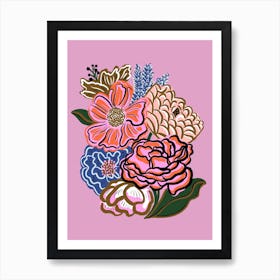 Field Day Flowers Art Print