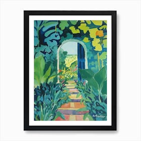 Hidcote Manor Garden, United Kingdom, Painting 2 Art Print