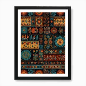 Islamic Rug Art Print