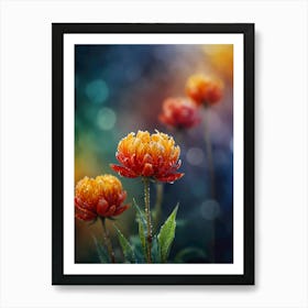 Chrysanthemums Art Print