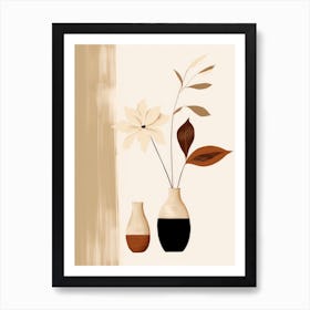 Two Vases Canvas Print Art Print