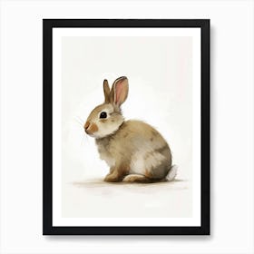 Thrianta Rabbit Nursery Illustration 4 Art Print