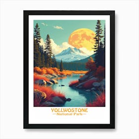 Yellowstone National Park 3 Art Print