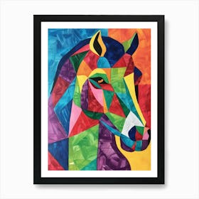 Colorful Horse 5 Art Print